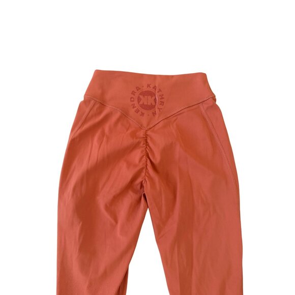 GYMSHARK Orange Kendra Kathryn KK Fit 7/8  Tights Leggings Size XS - Picture 2 of 7